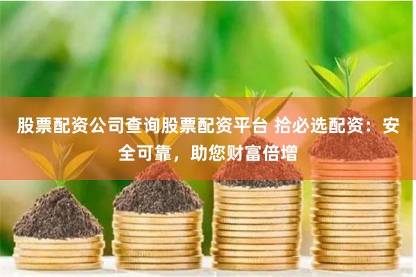 股票配资公司查询股票配资平台 拾必选配资：安全可靠，助您财富倍增